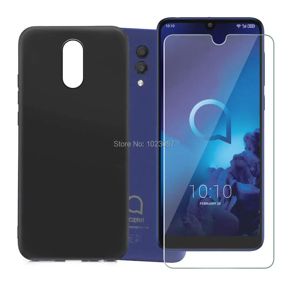 For Alcatel 3X 5058Y 5058i Tempered Glass Case Full Protection Cover With for 3C 5026D 5026 5026A |