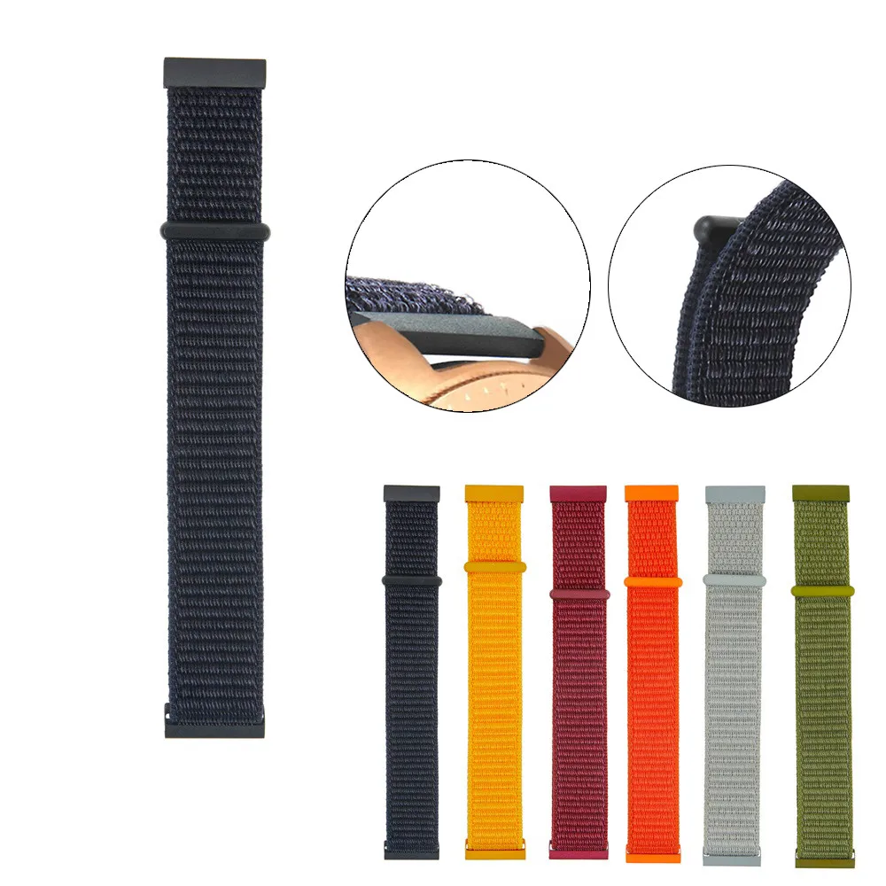 

Nylon Weave Bracelet For Garmin Vivoactive3/Vivomove HR/Forerunner645 Watch strap Band Wrist Strap 20mm New Fashion l1016#2