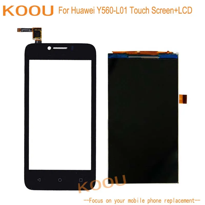 ЖК-дисплей для huawei Y560-L01+ сенсорный экран Dightizer сборка Замена ЖК-экран для huawei мобильный телефон дисплей