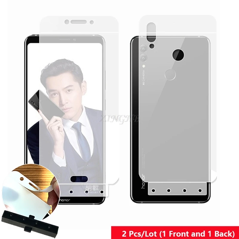 

2 Pcs/Lot Front & Back Auto Fixed Scratch Proof Anti Finger Hydrogel Screen Protector for Huawei Honor Note 10 6.95" Full film