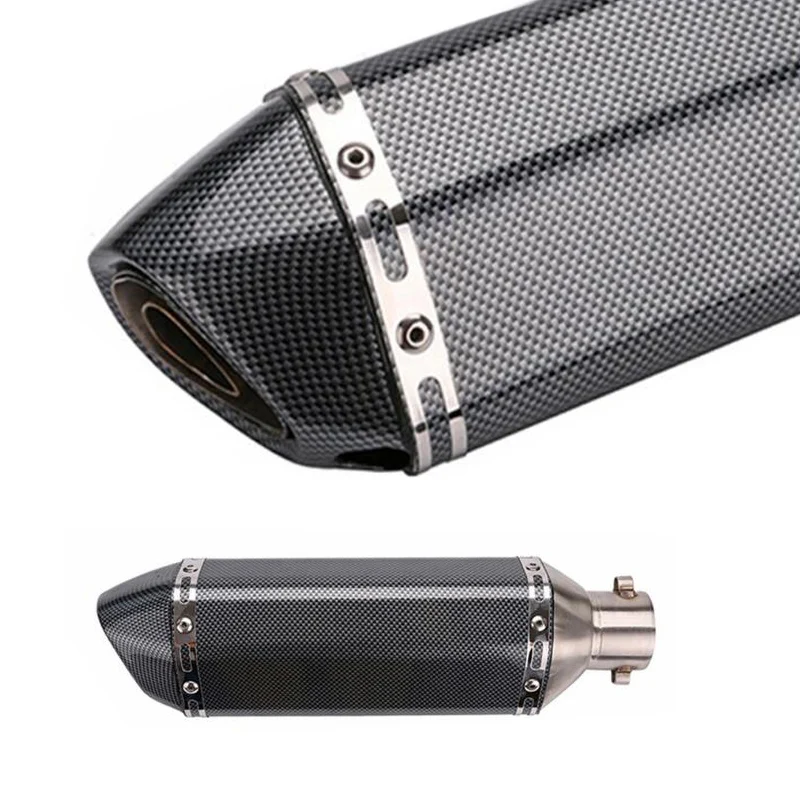 51 мм мотоциклетная выхлопная труба akrapovic с Глушитель для мотоцикла велосипедный