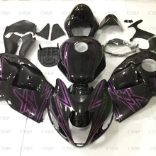 GSX R1300 1997-2007 Abs обтекатель GSX-R1300 2001 обтекателя GSX-R1300 01 02 Черный Фиолетовый обтекателя