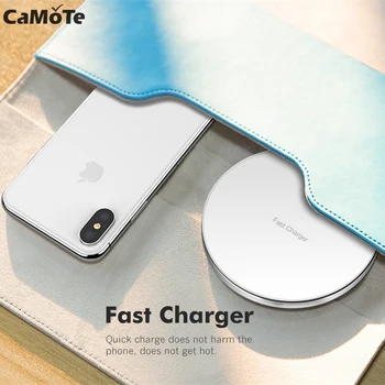

10W Qi Wireless Charger fast Charger for iPhone 7/X/XS Max XR 8 Plus Wireless Charging pad for Samsung S9 S10+ Note 9 8