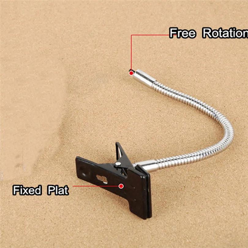 New Desk Lamps Lighted Table Top Desk Magnifier Magnifying Glass Clamp 3 x AAA Batteries(Not Included) Luces 40DC608