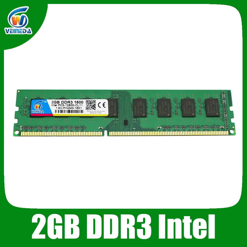 ram ddr3 2gb Memoria ddr3 1333 For Intel AMD Desktop PC3 10600 Brand New
