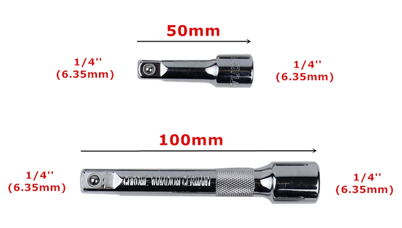1/" 3/8" 1/" адаптер приводной удлинитель штанга Разъем 50-250 мм рукав шатун для розетки гаечный ключ для ремонта авто ручные инструменты