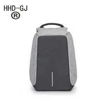 HHD-GJ фирменный рюкзак с защитой от краж, зарядка через usb, мужской женский рюкзак, школьная сумка 1"-15,6", сумка для ноутбука, рюкзак