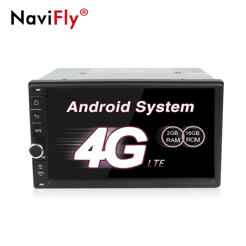 

HD 1024X600 Quad-core Android8.1 car Audio gps cassette for Two din universal 7inch touch screen free shipping free map card
