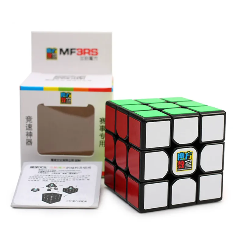 MOYU MF3RS кубик рубика 5,6 см 3x3x3 кубик рубика магический куб 4 цвета головоломка Professional speed волшебный куб Развивающие игрушки для детей куб с подставкой