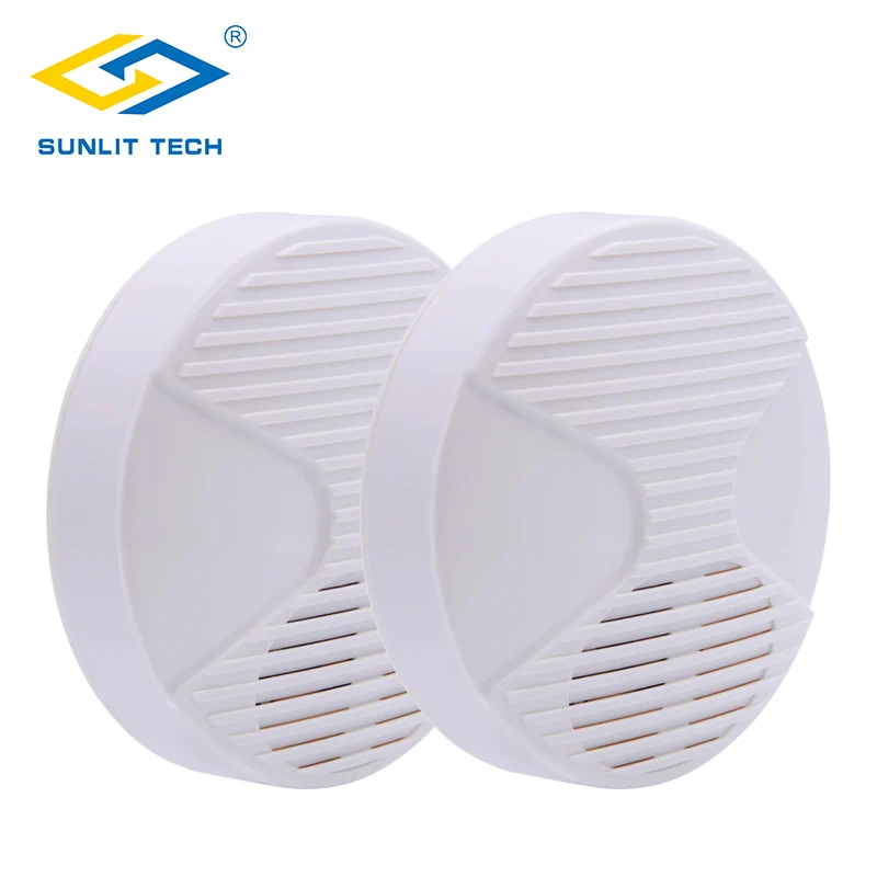 

2pcs/Lot 12V Mini Indoor Wired Horn Siren High Quality ABS Housing Wired Hooter Home Security Sound Alarm Strobe System 110dB