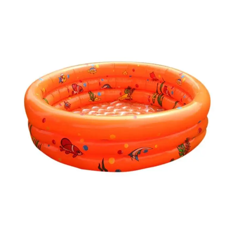 Надувной бассейн детский бассейн Piscina портативный открытый детский бассейн Ванна детский бассейн аксессуары - Цвет: L Orange