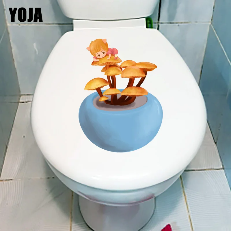 YOJA 17 2X23 5 см милый гриб для девочек детская спальня Настенный декор наклейка