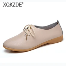 

Women's Soft Genuine Leather Loafers Shoes Moccasins Soft Pointed Toe Ladies Casual Woman Driving Flats Shoes 929AF47