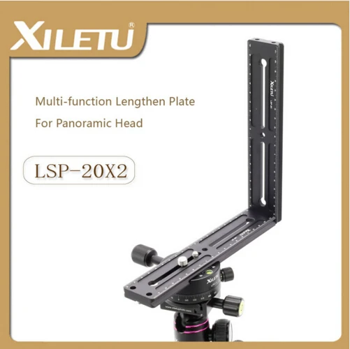 

Alloy LSP-20X2 2 Pieces of Camera Quick Loading Bracket Lengthen L Plate For Arca Swiss Tripod Panoramic Tripod Head