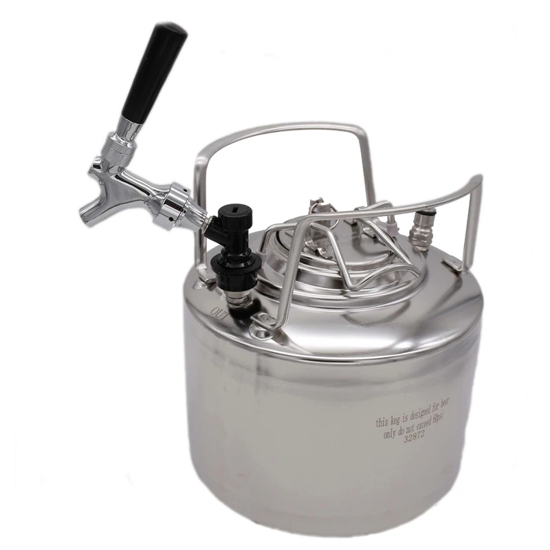 Craft Beer Tap with Liquid Ball Lock Quick Disconnect Assembly Chrome Beer Faucet Home Brewing Soda Kit beer tap assembly