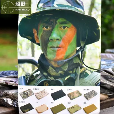 

Quick Dry Face Veil Sniper Mesh Mask Airsoft Hunting Scarf Cycling Outdoor Camouflage Scarves Multicam Khaki Woodland