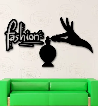 

Wall Sticker Vinyl Decal Fashion Perfume for Girls Beauty Salon Style