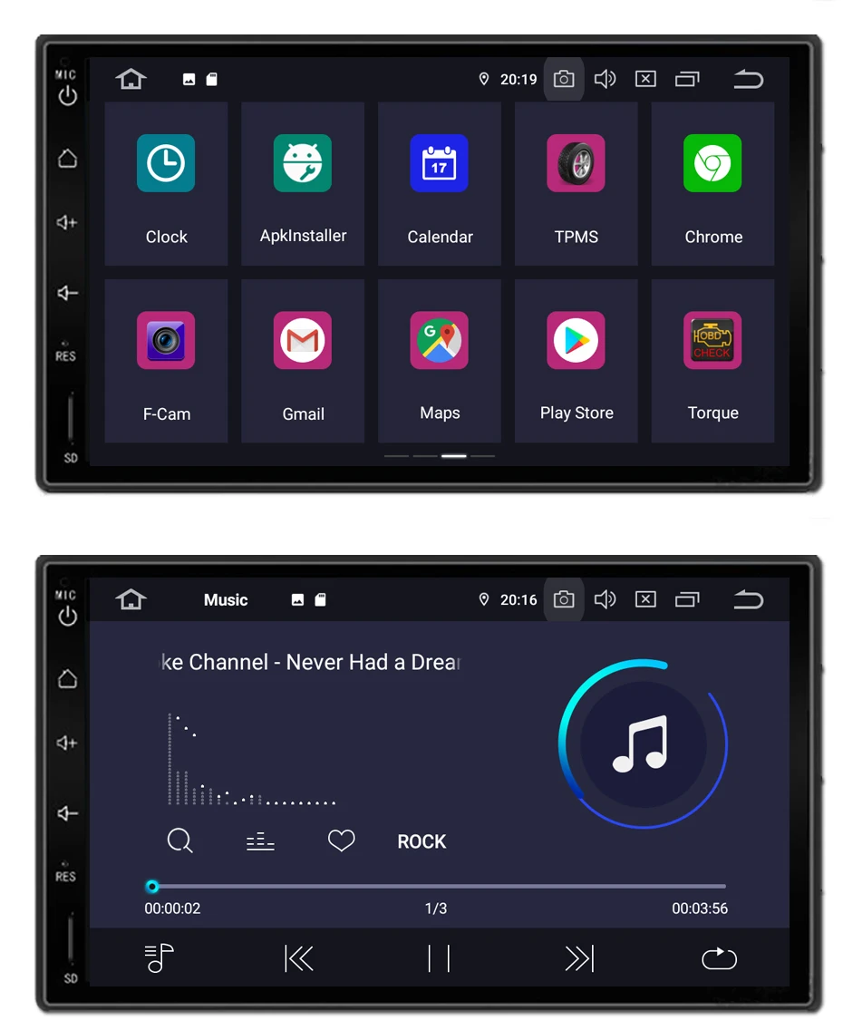 Best KANOR Quad Core RAM 2G ROM 16G 2 Din Android 8.1 Universal Car Audio Stereo Radio With GPS WiFi GPS Navigation Video Head Unit 15