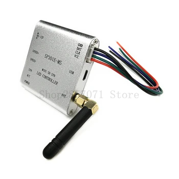 

SP301E-MS Programmable RF Synchronous controller APA102,SK6812,WS2812B,WS2811,SK9822 LED 2048 Pixels Program Controller DC5~12V