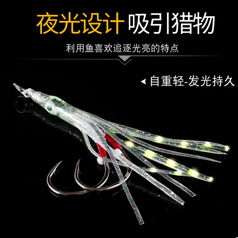 

Lurekiller high quality slow jig hooks japan gamakatsu saltwater jigging hooks 2pcs/bag stainless steel hooks