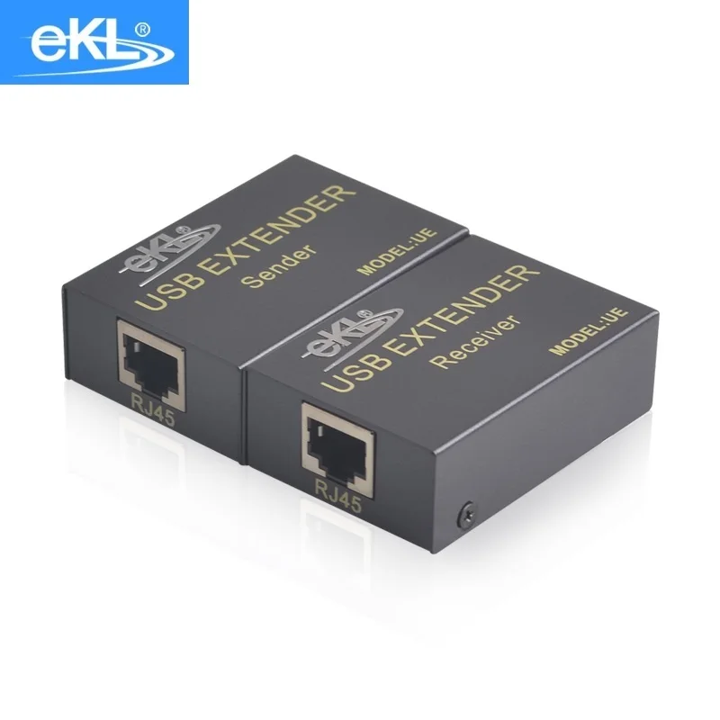 

EKL USB Extender 60 meters RJ45 port signal amplifier for single network wire extender USB reticle cable