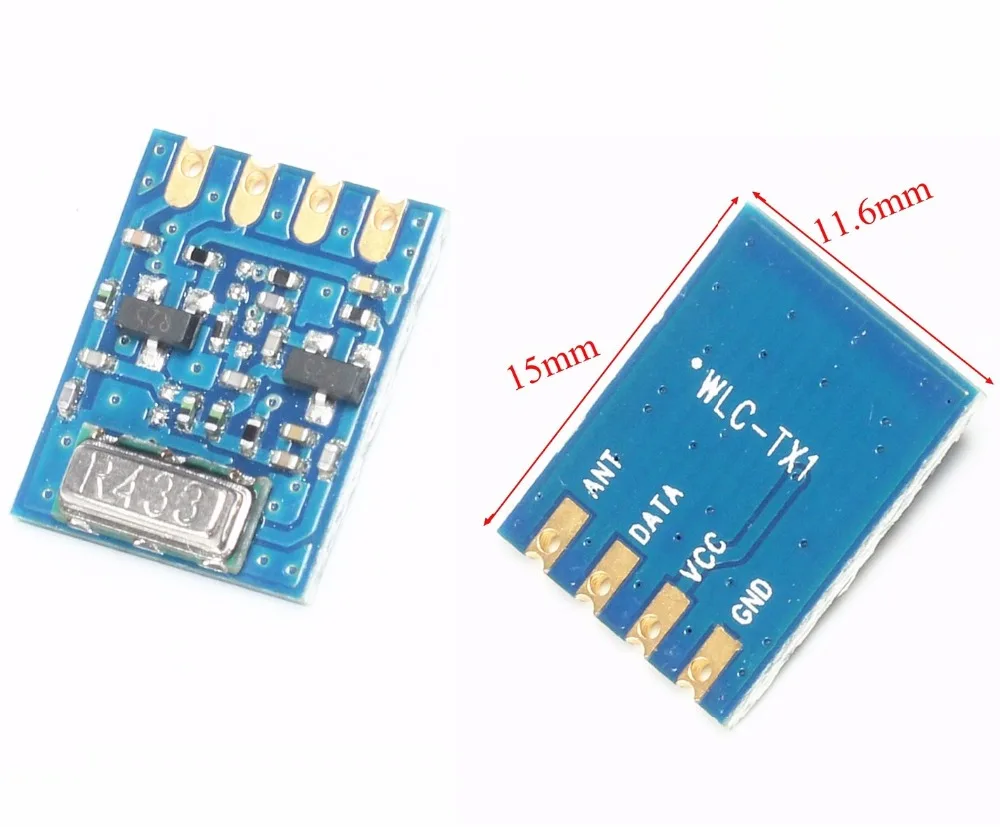 433MHz 500mW 1,3 V-9,0 V ASK беспроводной передатчик переключатель высокой мощности/пульт дистанционного управления/сигнализация