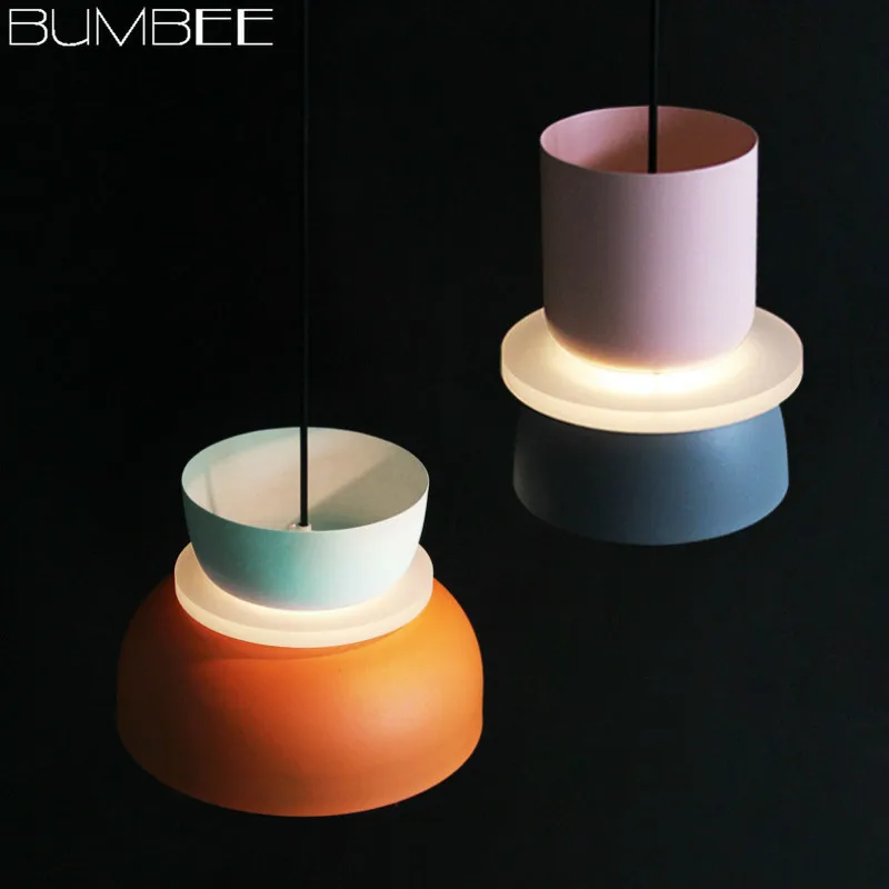  Designer's Makaron Pendant Lights Modern for Living Room Hanging Lamp Luminaire Lamparas Lighting D - 33060215813