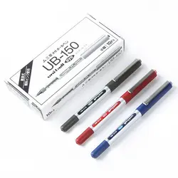 Uni-ball гелевые ручки UB-150 водная база прямая жидкая ручка знак ручка для школы офиса канцелярские принадлежности