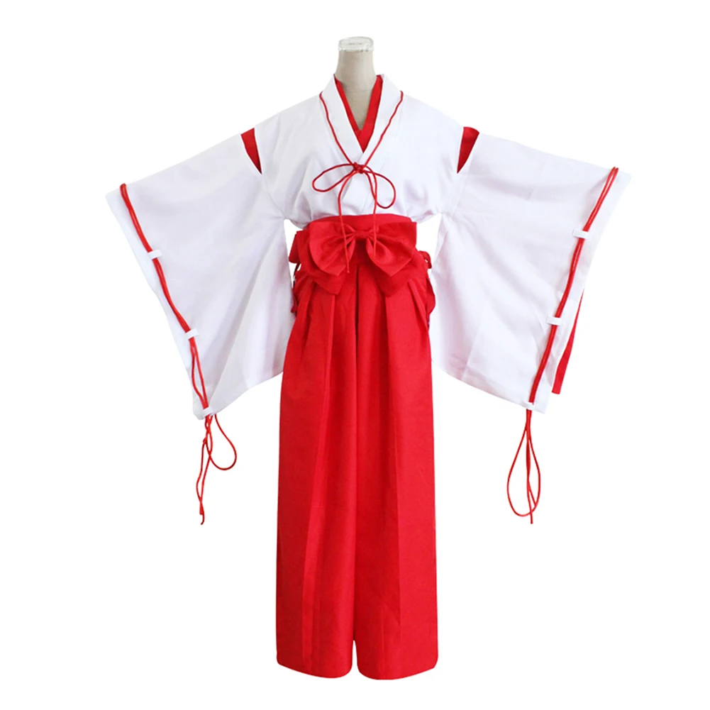 

Inuyasha Cosplay Kikyo Costume Women's Dress Kimono