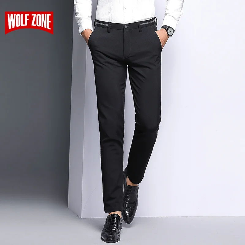 2018 New High Quality Men Pants Fashion Straight Spring and Summer Long