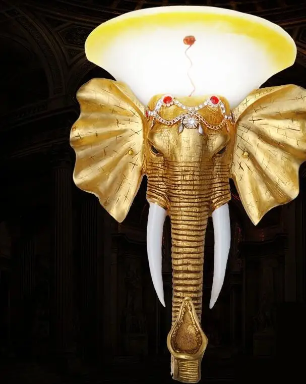 

The wall entrance stairs aisle bar bedroom living room Hotel project creative animal wall lamp FG589