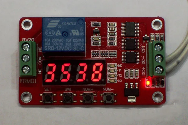 Обновленная версия 5 в 12 В 24 В FRM01 1 канал Многофункциональное реле Модуль петля переключатель таймера задержки самоблокирующийся пульт дистанционного управления RC игрушка
