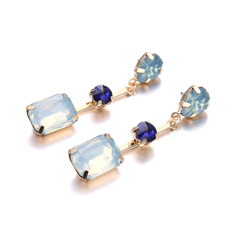 Noble For Women Light blue Semi Precious Stone Copper Alloy