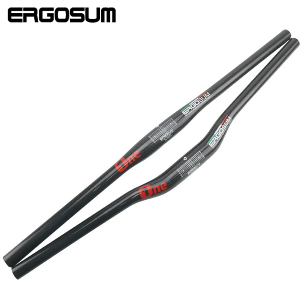 ERGOSUM Carbon Bicycle MTB Handlebar Straight/Flat...