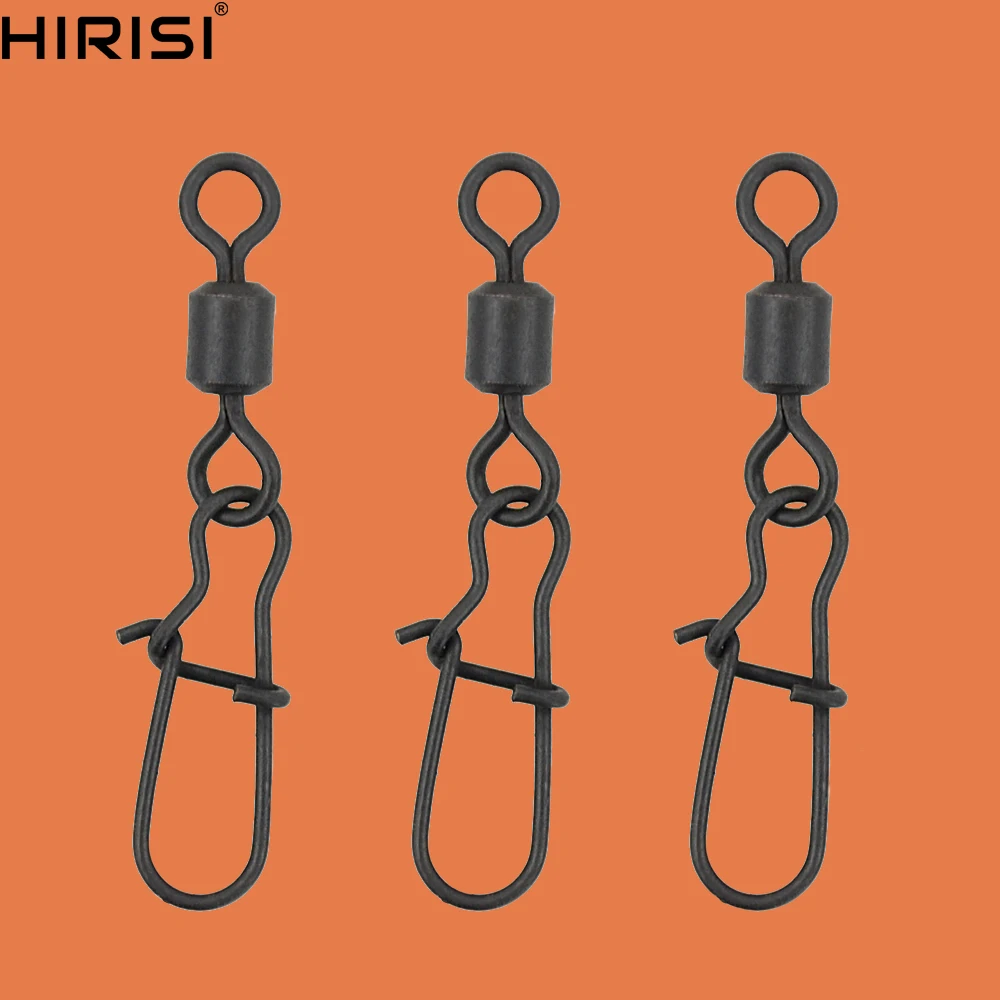 

Carp Fishing Quick Change Snap Swivel Matt Black for Terminal Fishing Accessories