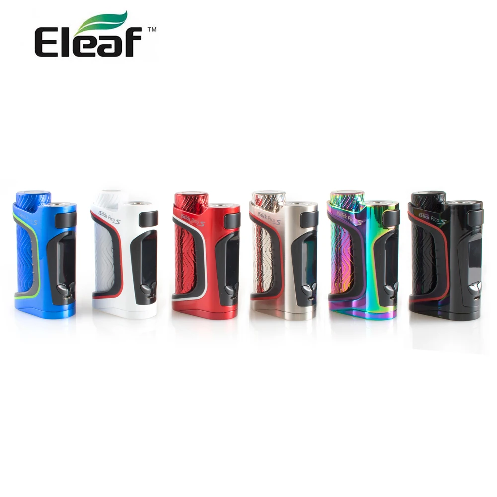 100% оригинал Eleaf iStick Pico S Box Vape Mod без одной 21700/18650 ячейки VW/Bypass/TC mode электронная
