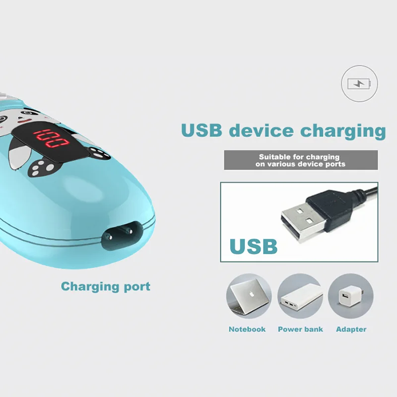 CHIGO детские электрические машинки для стрижки волос USB перезаряжаемые водонепроницаемый тихий низкий шум Костюм взрослых детей Детские машинки для стрижки волос Резак Триммер