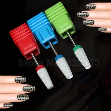 Керамические ножные мозоли заусенцев электрический прибор для маникюра, педикюра Инструменты для сверления профессиональный дизайн ногтей салонная керамика насадка для снятия заусенцев