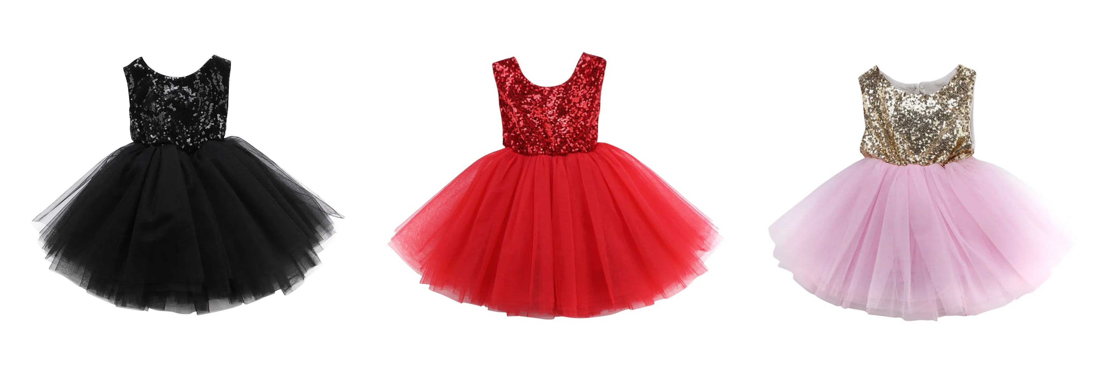 Sequins Kids Babys Girls Clothes Sleeveless Lace Flower Dress Tutu Party Dress Backless Bridesmaid Dresses Kid Baby Girl Clothes