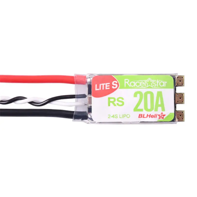 4 шт. Racerstar RS20A Lites 20A Blheli_S 16,5 BB2 2-4S бесщеточный двигатель поддержка Dshot600 для FPV Racer Quadcopter RC Drone DIY игрушка