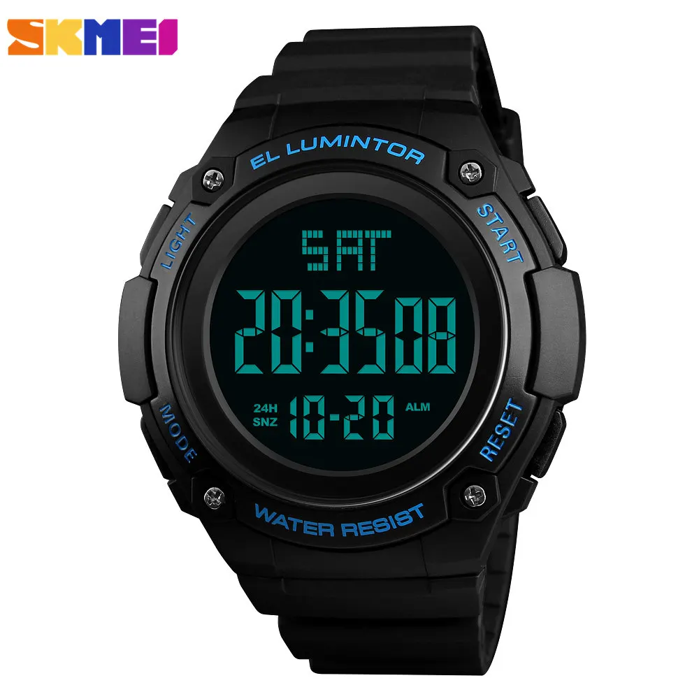 

SKMEI Mens Watches Top Brand Luxury Fashion Electronic Digital Wrist Watch Men Waterproof Outdoor Sport Clock Men's Wristwatches