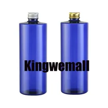 300 шт./лот 500 мл большой пустой синий бутылка с Алюминий Кепки lw-d-500d