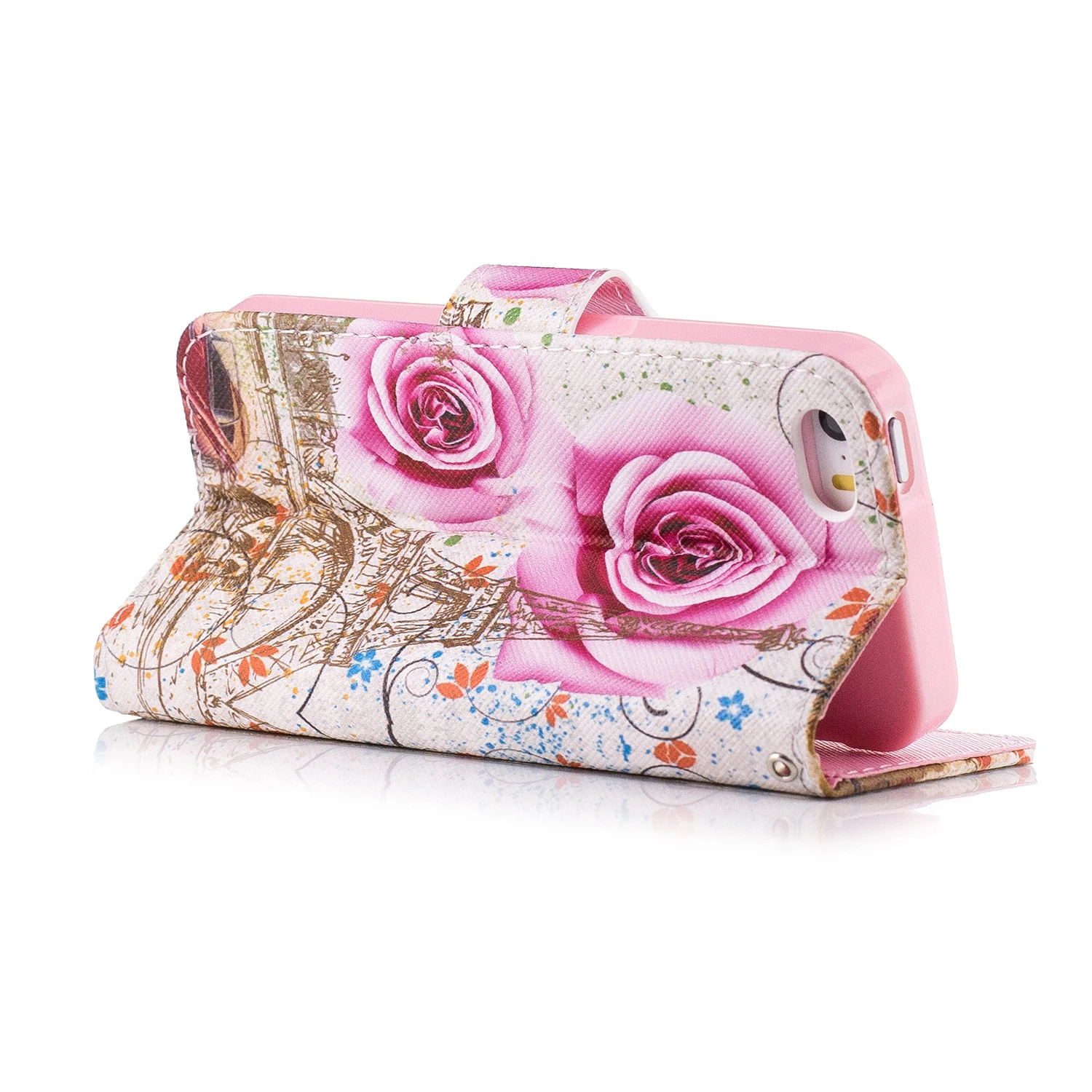 For iPhone 6 6s 7 8 Plus X 10 Pattern Leather Flip Case For iPhone 5 5S SE XS Max XR 11 Pro Soft TPU Phone Wallet Back Cover wooden phone cases
