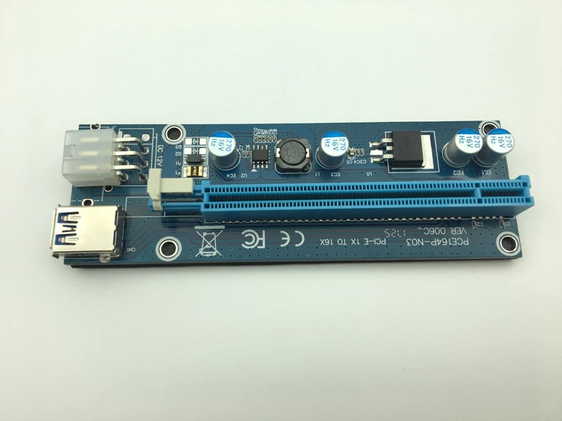 Мини PCI E к Express Райзер карта PCIE 1x 16x слот USB 3 0 кабель для передачи данных SATA 6Pin