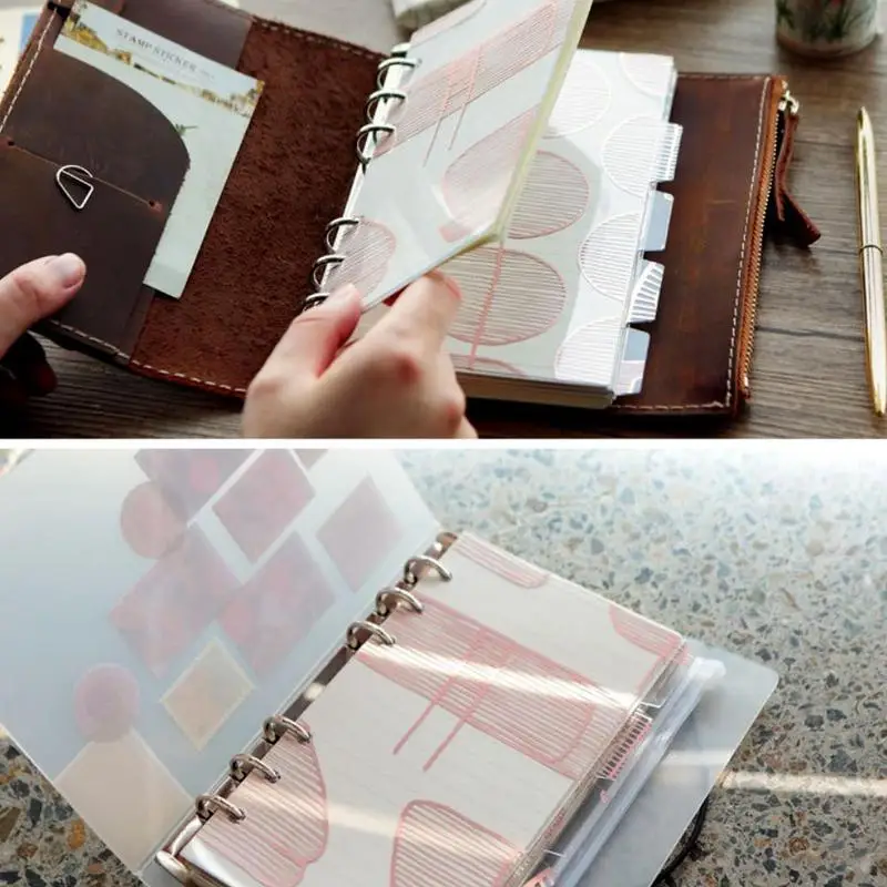 

5pcs/set A5 A6 Planner Divider Sketchbook Diary Journal Agenda Spiral Loose Leaf Creative Stationery Office School Supplies
