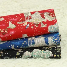 Утолщенная хлопковая ткань с милым принтом единорога и кролика, ручная работа, ручная работа, Золотая посылка, сумка из хлопка, B209