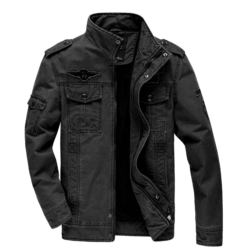 2018 Military Style Jacket Men Cotton mens jackets & coats Army Men's