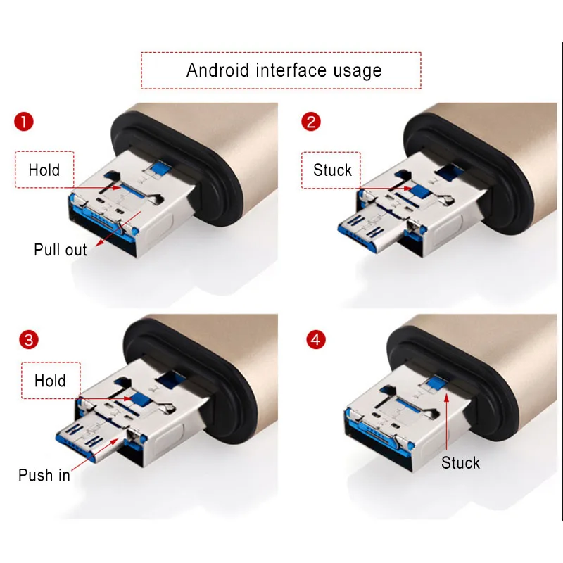 

USB 2.0 Card Reader TF SD Multifunction High Speed 5Gbps Type-C For Mobile Phone Tablets Hi dropship