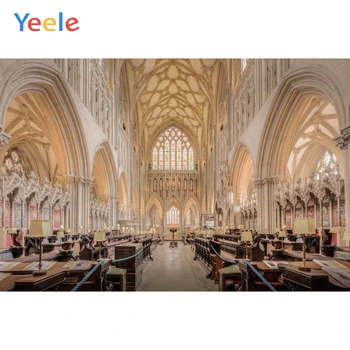 

Yeele Landscape Photocall Wedding Church Interior Photography Backdrops Personalized Photographic Backgrounds For Photo Studio