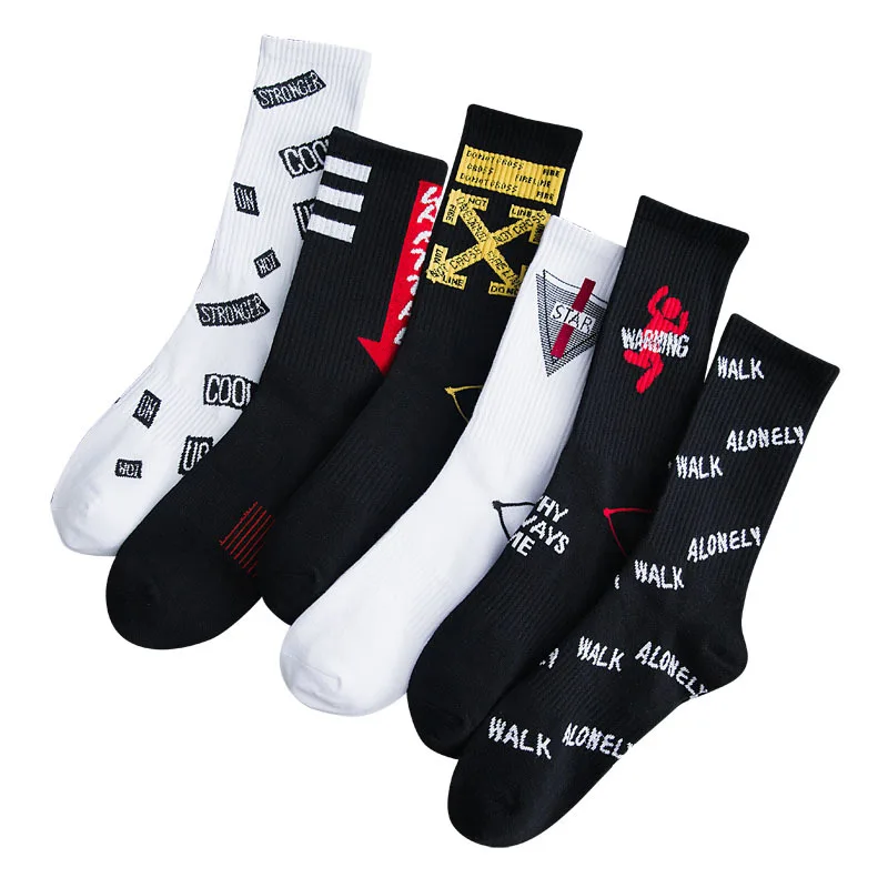 

12 pairs / lot! Cycling socks Men's Skateboarding socks Outdoor Hiking Climbing Cycling Running sports basketball Soccer socks